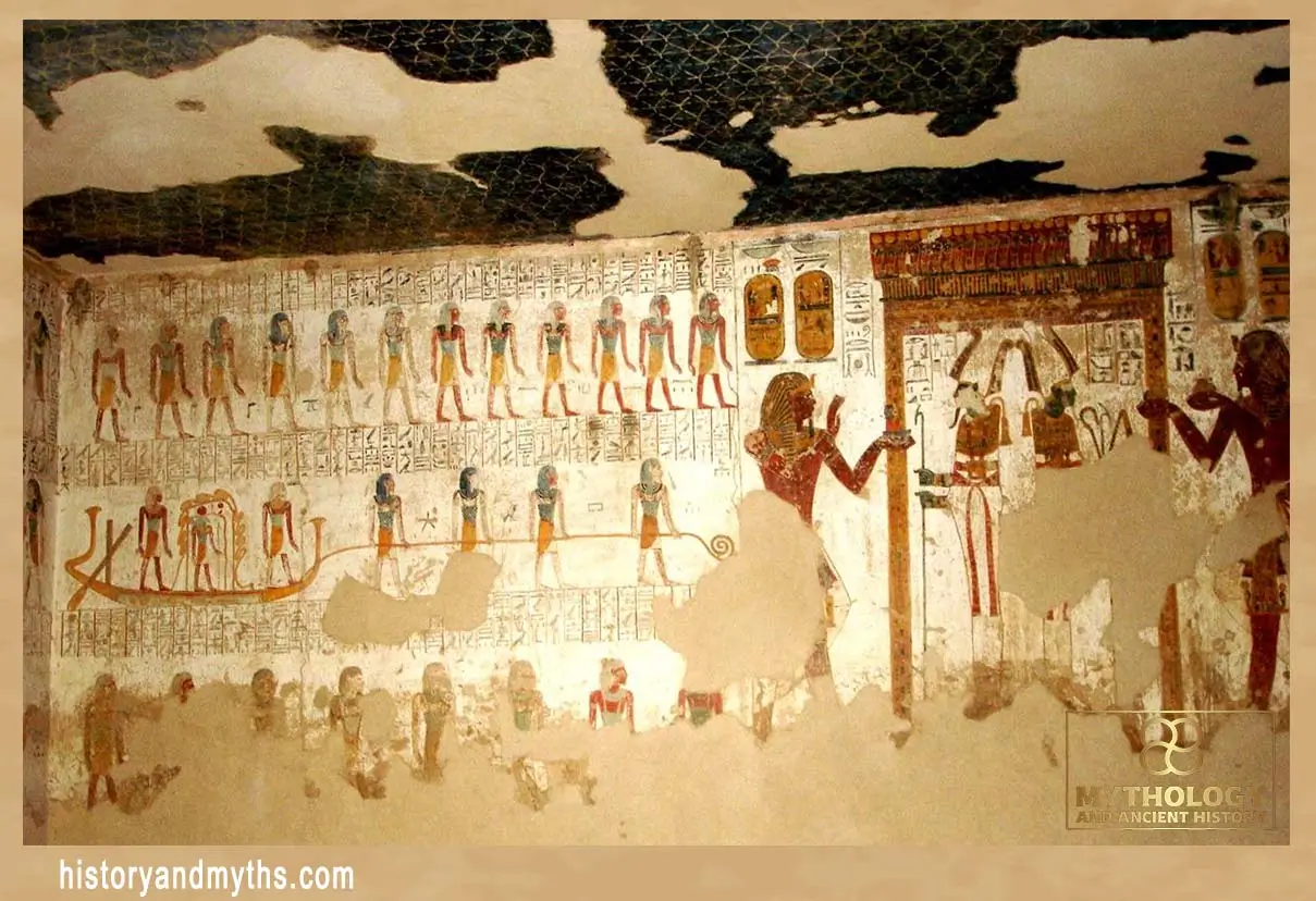 The Duat with Osiris — scene from the Book of the Amduat,