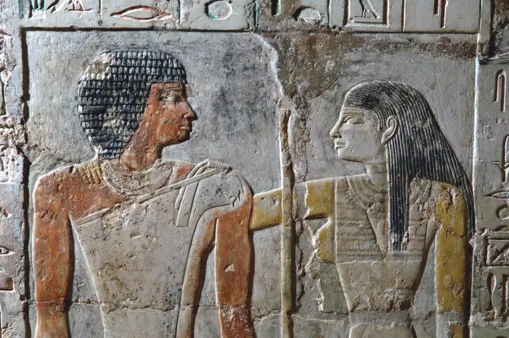 Tomb carving of Meretites and Kahai