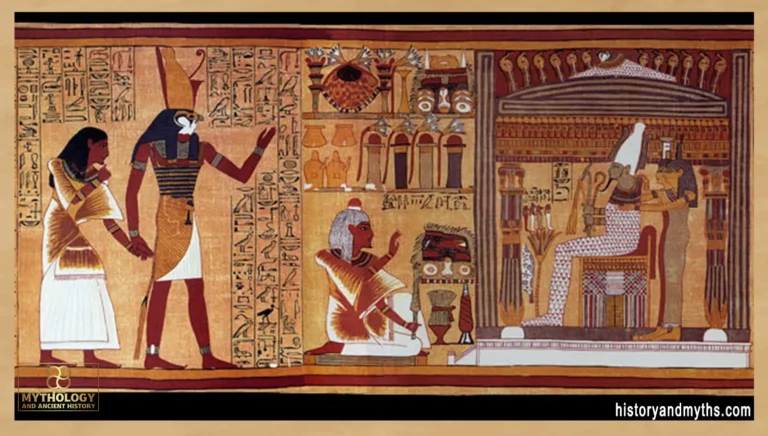 The deceased Ani presented before Osiris