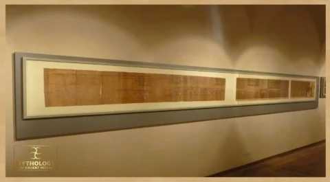 The complete Judicial Papyrus of Turin — main source for the “Harem Conspiracy” linked to the assassination of Pharaoh Ramesses III (20th Dynasty), Museo Egizio, Turin.