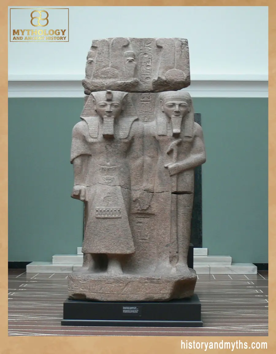 Statues of Ramses II and Ptah Tatenen