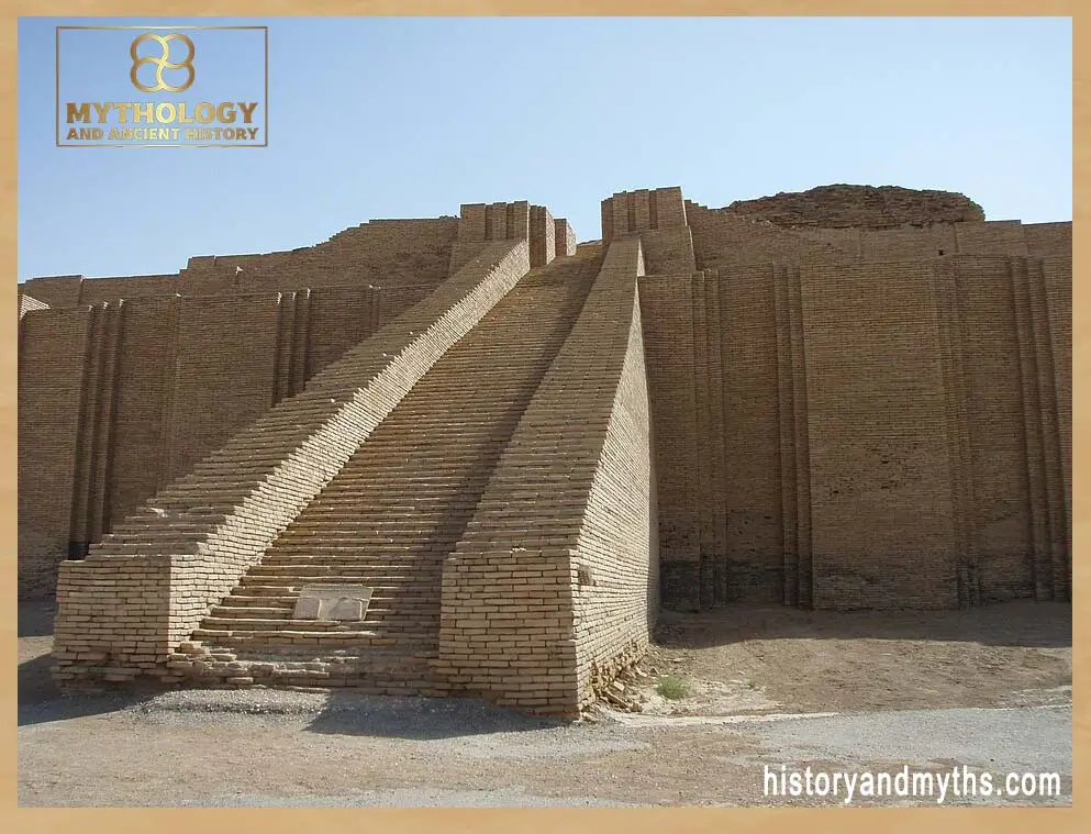 Ziggurat of Ur — monumental stepped tower expressing vertical hierarchy and divine authority in ancient Mesopotamian urban design.