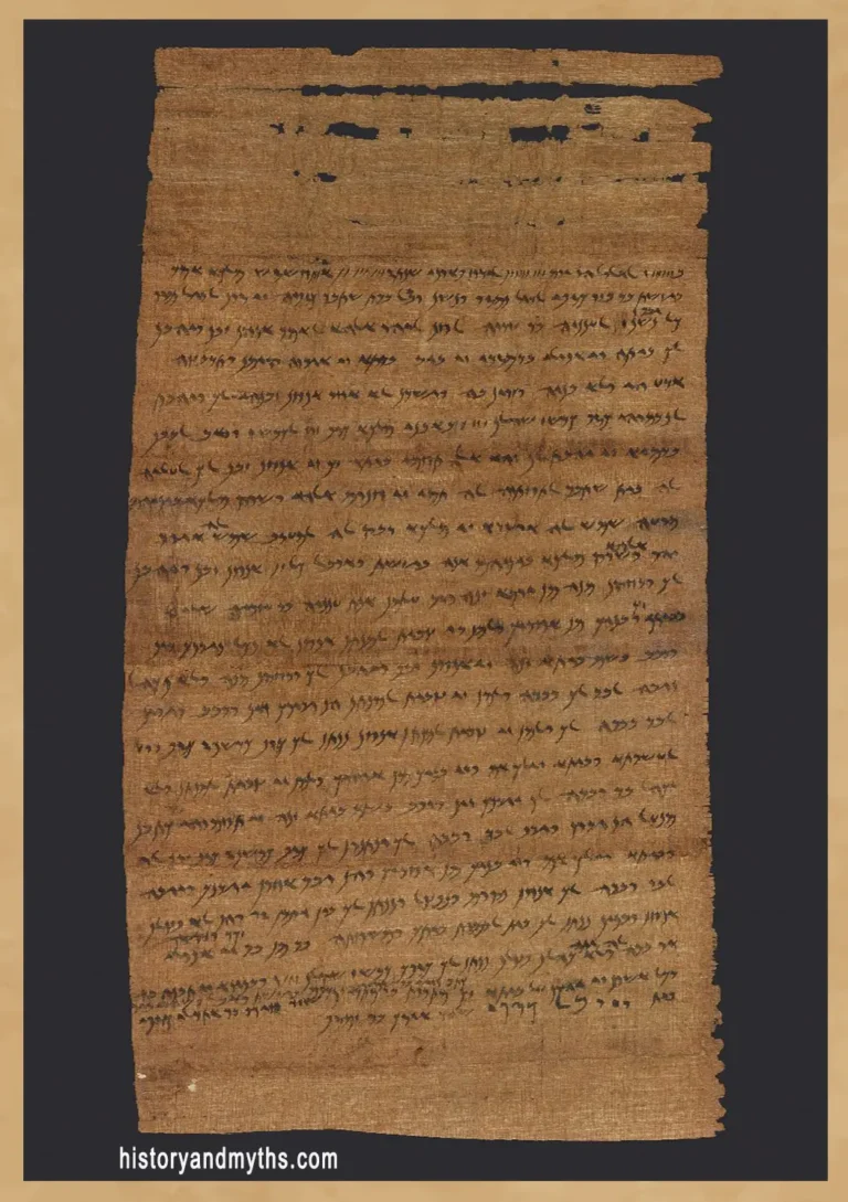 Aramaic property sale document recording the sale of a house at Elephantine