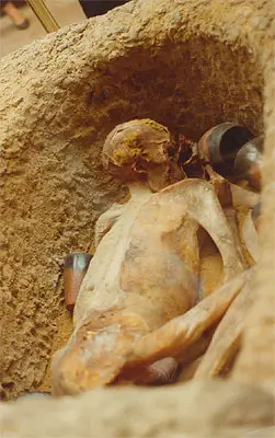 Natural mummy at the British Museum