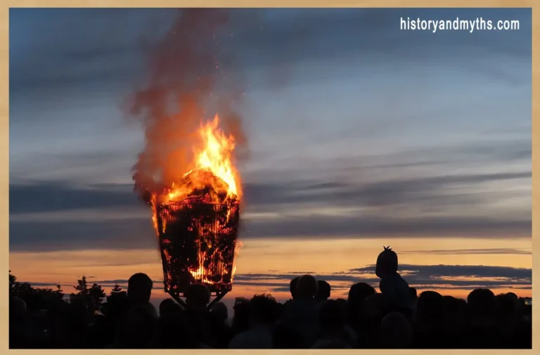 Burning beacon on Dover’s Hill