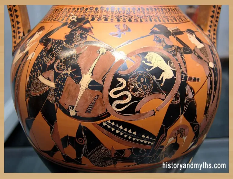 Achilles and Memnon between Thetis and Eos, Attic black-figure amphora attributed to the Painter of Munich 1410, c. 510 BC