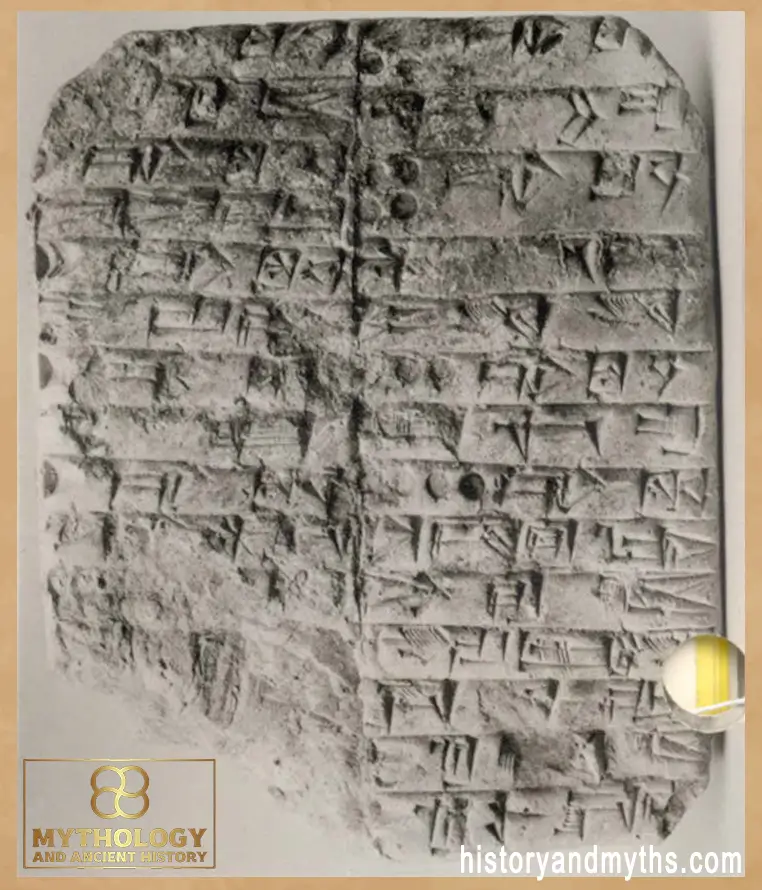 Cuneiform tablet recording administrative account text concerning bitumen from the Quradum archive (Akkadian period, ca. 2350–2150 BCE).
