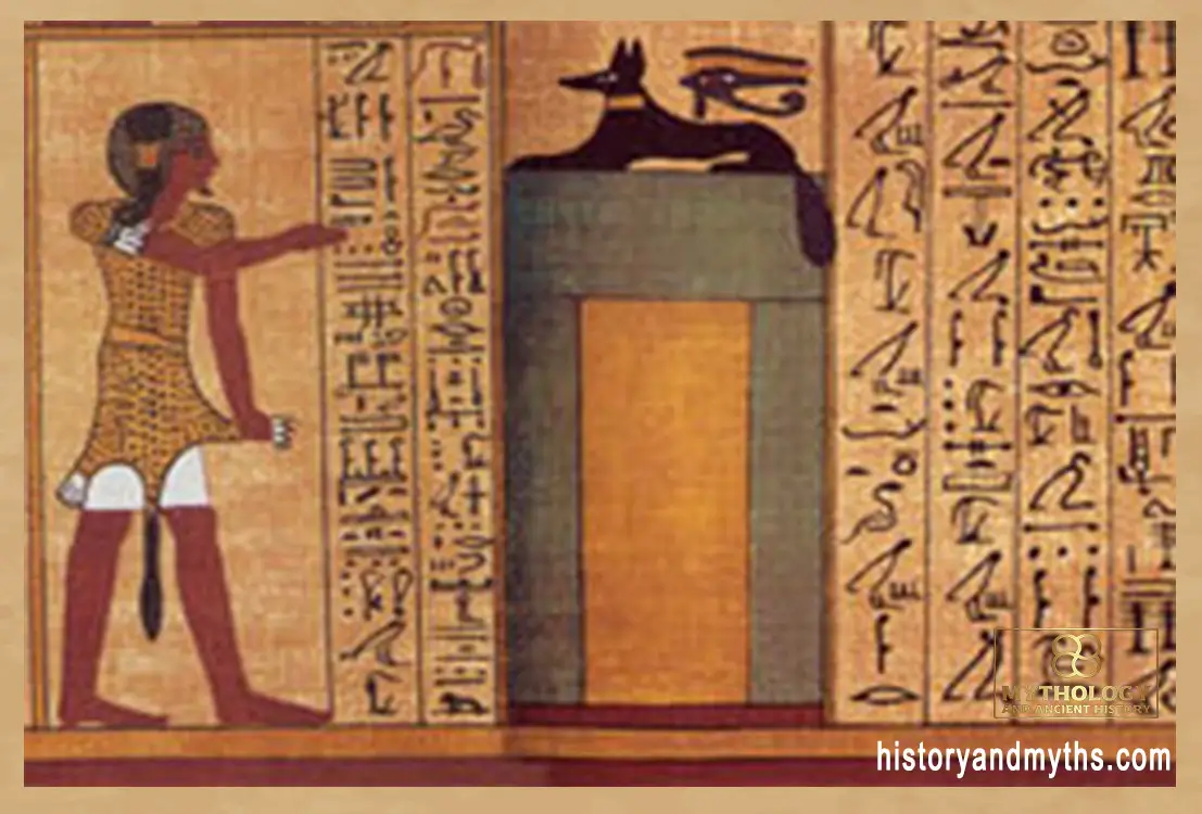 Anubis as guide of souls