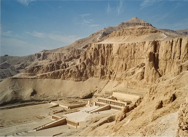 Deir el-Bahari with Hatshepsut's temple