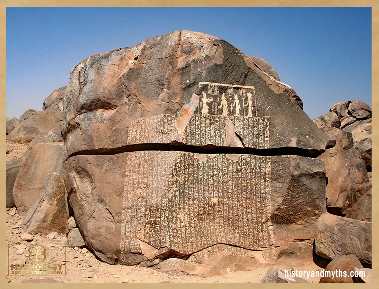 The Famine Stele, Sehel Island near Aswan