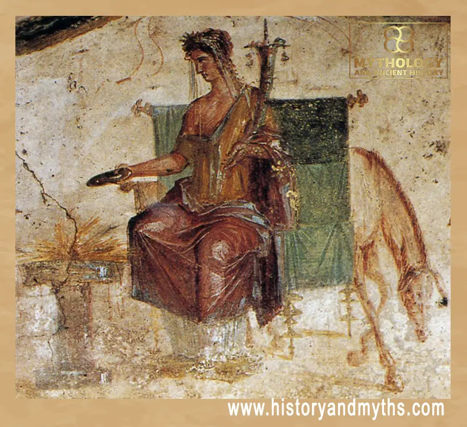 Fresco_of_Vesta-Hestia_from_Pompeii