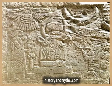 high priestess in temple of Babylon