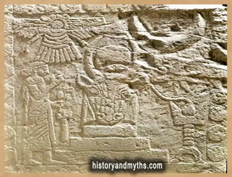 high priestess in temple of Babylon