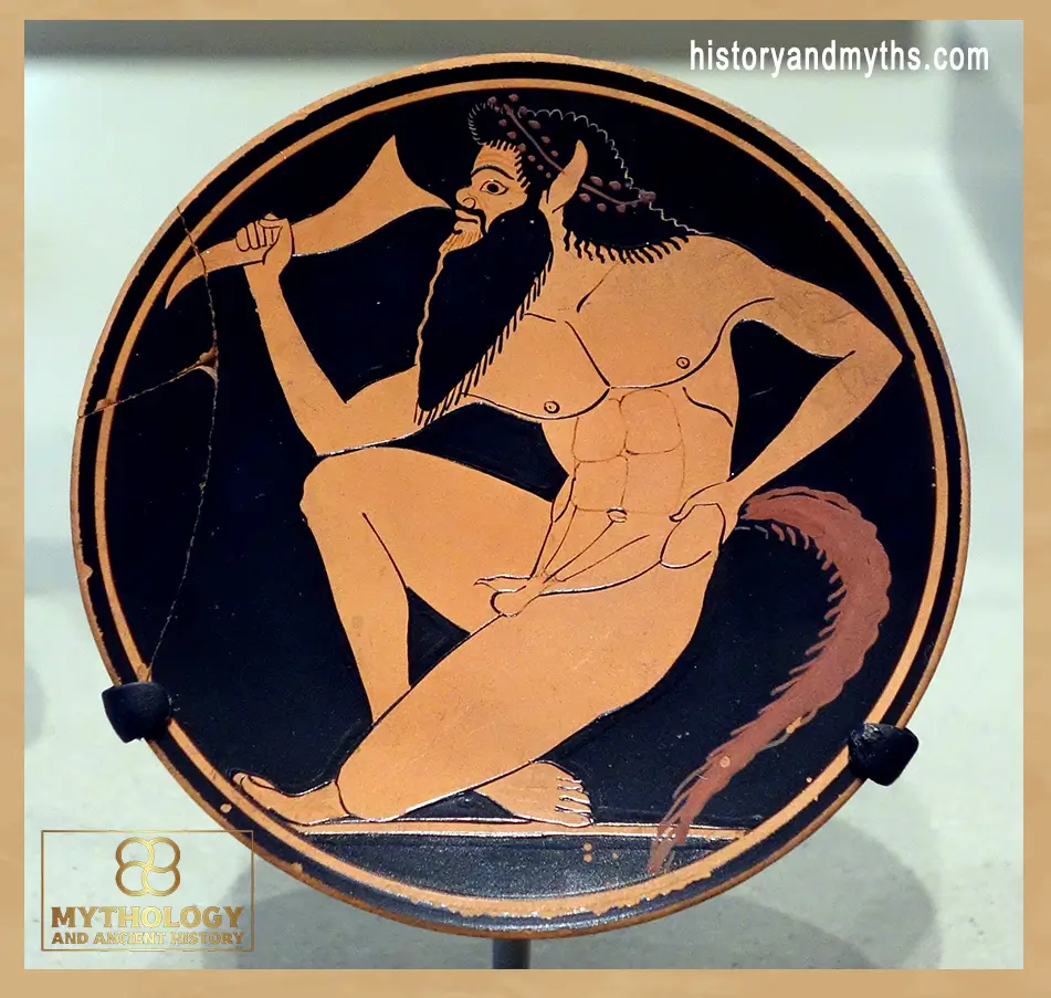 Red-figure_kylix_satyr_with_drinking_horn_(Boston_MFA_10.212)
