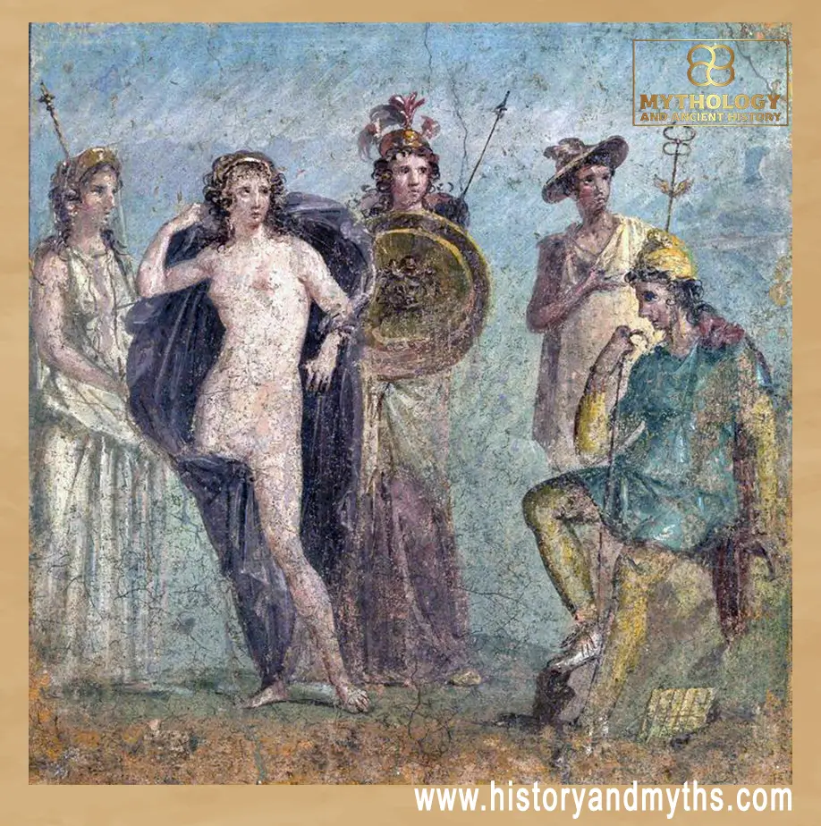 Fresco_-_Wall_Fragment_with_the_Judgment_of_Paris