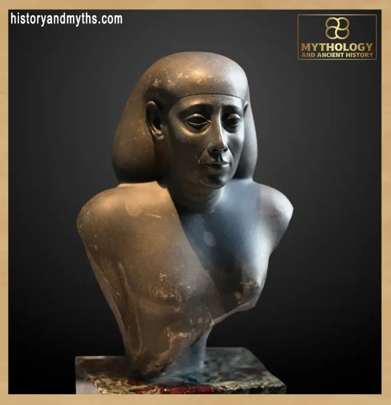 Fragmentary statue of an old man