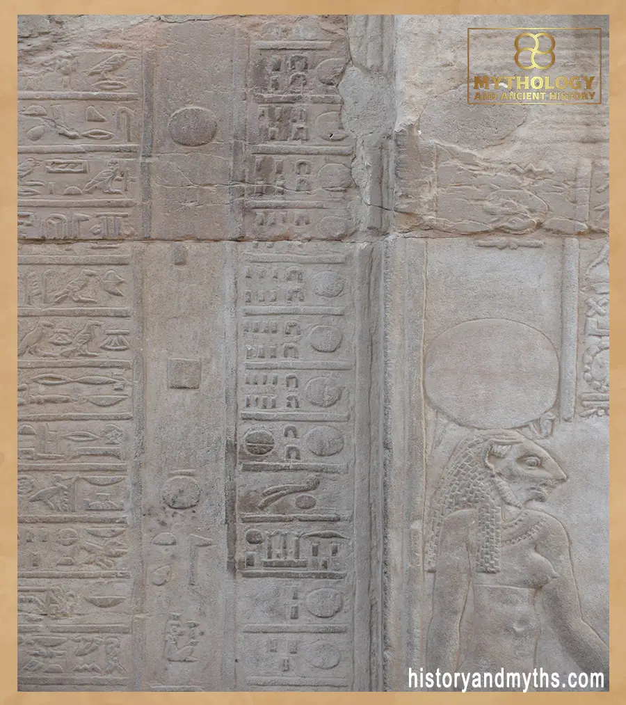Calendar relief from the Temple of Kom Ombo