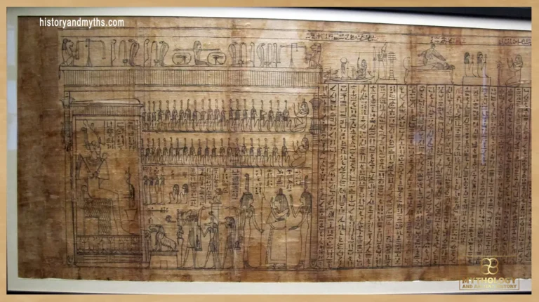 A Book of the Dead vignette illustrating resurrection and rebirth as a process of transformation, not reward.