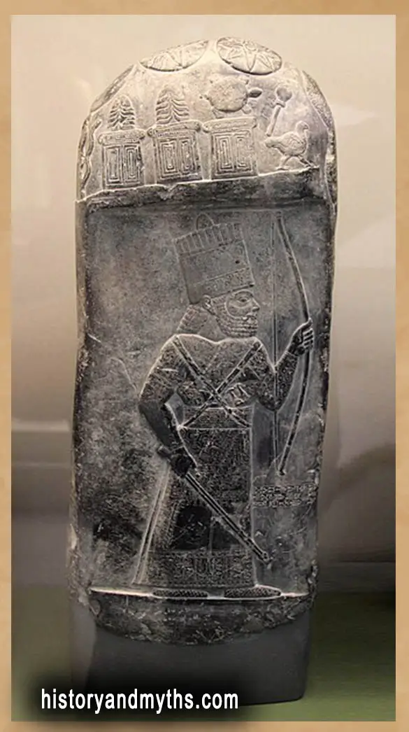 A Babylonian kudurru bearing divine symbols associated with Marduk A Babylonian kudurru bearing divine symbols associated with Marduk