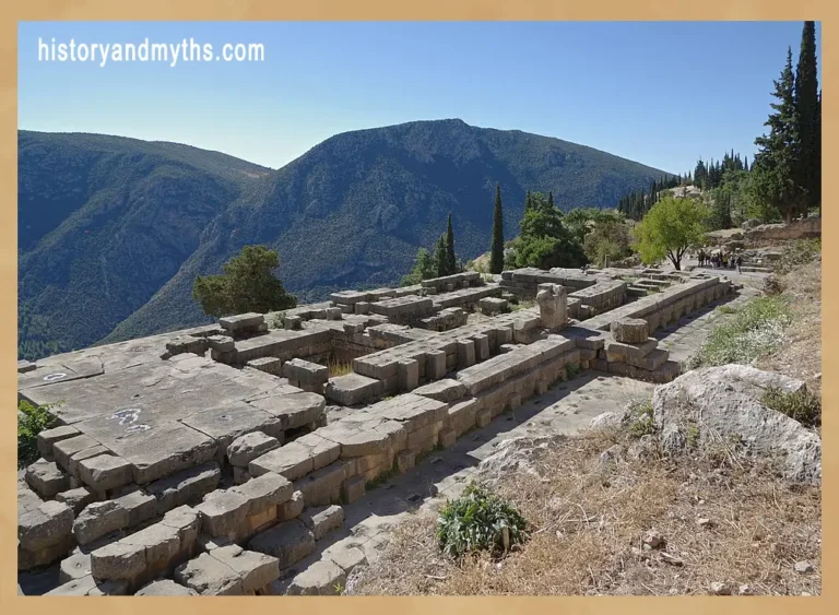 Temple of Apollo at Delphi, Greece