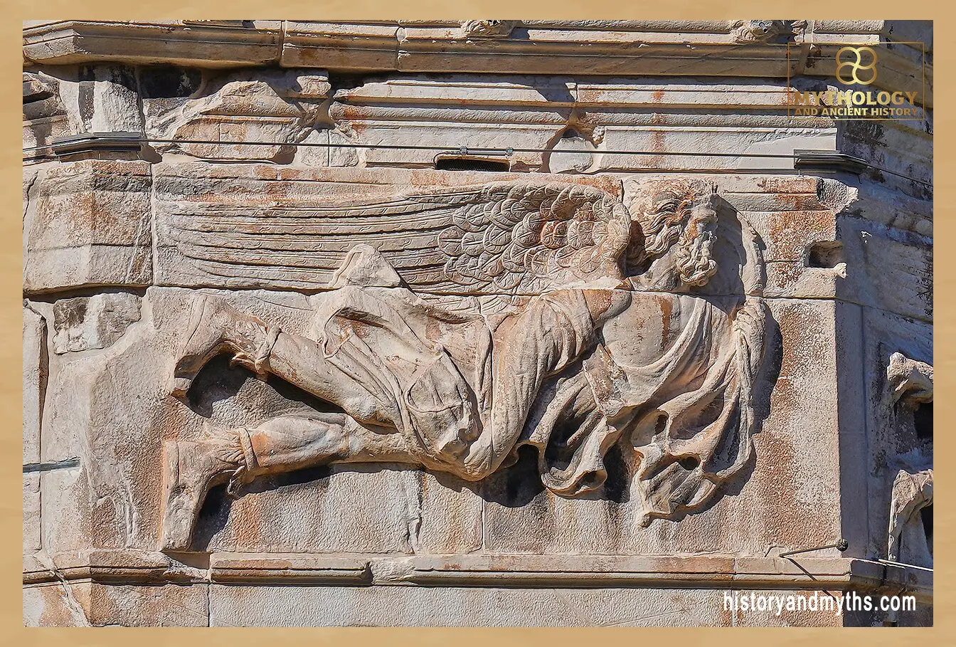 The_god_wind_Eurus_on_the_frieze_of_the_Clocktower_of_Andronicus_Cyrrhestes_on_January_21,_2021