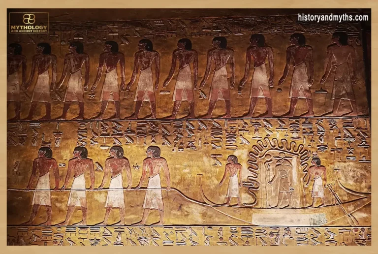 Solar barque of Ra — Fifth Hour of the Night (Book of Gates)