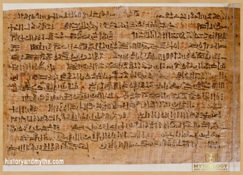 Papyrus of Ipuwer, an ancient Egyptian manuscript describing social crisis, injustice, and the collapse of order.