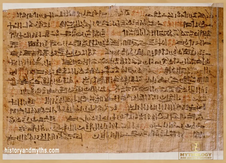 Papyrus of Ipuwer, an ancient Egyptian manuscript describing social crisis, injustice, and the collapse of order.