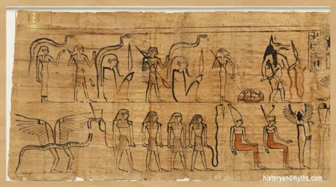 Hybrid creatures and serpents of the Duat