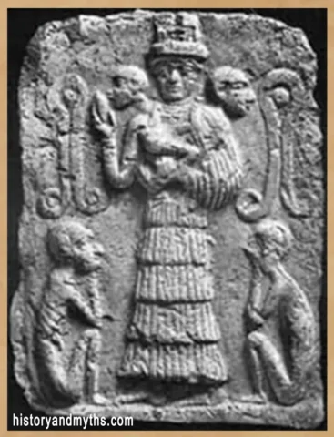 Ninhursag‘s early failed attempts to develop “modern-man”, replacement workers for the gods