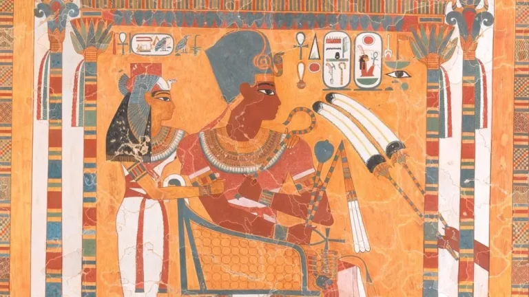 Amenhotep III and his Mother