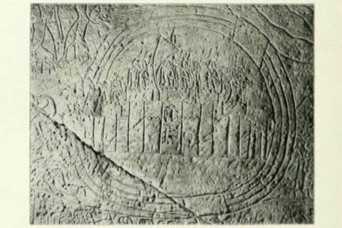 James Henry Breasted, “Relief of Kadesh at Abu Simbel” (1908), Wikimedia Commons, Public Domain.